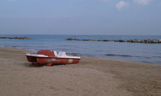 The Adriatic Beach near Pescara